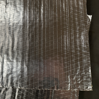 Panneau d'isolation en laine de roche ininflammable A1 avec feuille d'aluminium haute densité pour mur-rideau et isolation des conduits CVC