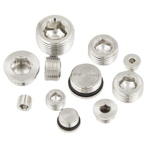 Conector hexagonal interno de acero inoxidable Qingze de 1/2, 2/3, 4/5 y 1 pulgada para colector neumático - Product Image 2