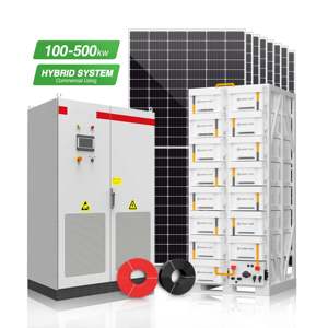 Sistema de Energía Solar Híbrido para Mi Tienda, 50KW 100KW 150KW 200KW 300KW 500KW 800KW, Almacenamiento en Red, Batería de Litio, Híbrido de 50KW - Product Image 3