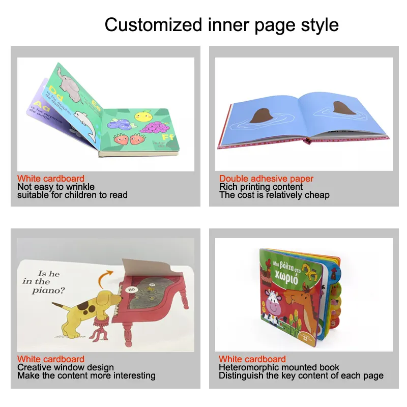 Cheap wholesale printing high quality hardcover kids story books