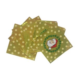 Papier aluminium uni à prix avantageux, 20*20cm, 100 pièces, pour emballage <span class=keywords><strong>de</strong></span> <span class=keywords><strong>chocolat</strong></span>, pack promotionnel - Product Image 4