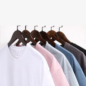 MT2658 Hot Sales Wholesale Custom 210 Gsm 100% Cotton <b>Plain</b> <b>TShirts</b> Unisex Drop Shoulder T-Shirts - Product Image 3