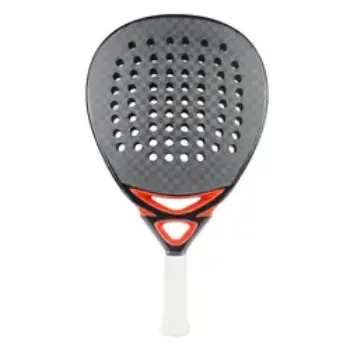 Tennis schläger mit Kohle faser oberfläche und EVA Memory Flex Foam Core Custom Padel Schläger