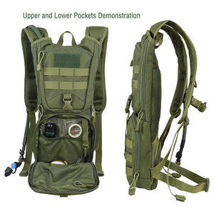 Venta caliente logotipo personalizado peso ligero correr 2L 3L TPU agua vejiga hombres táctico Camo hidratación mochila - Product Image 3