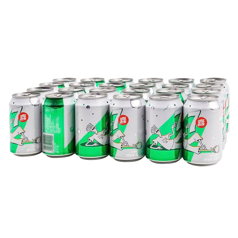 卸売高品質7UPソフトドリンク缶330mlエキゾチックドリンクレモン