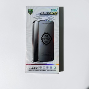 <span class=keywords><strong>Film</strong></span> de protection d'écran en verre trempé ESD 9H de qualité AAA, confidentialité 360°, 3D/2.5D, 0.18mm, antichoc, étanche, vente en gros usine - Product Image 2