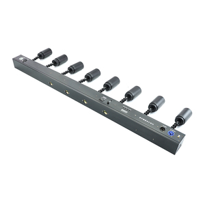 Foco LED DMX inalámbrico de 8 cabezales con zoom, luz blanca cálida de 3500K para <span class=keywords><strong>escenario</strong></span>, Pinspot Beam de alto brillo para discoteca/bar con flight case - Product Image 3