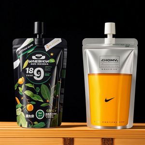 Pochettes souples personnalisées en PET/PE de 250 ml et 500 ml avec bec verseur pour l'emballage de vodka, bière et autres boissons, résistantes à l'humidité - Product Image 6