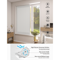 Stores occultants en tissu non tissé imperméable ZSTARR, prix d'usine, filtration de la lumière, structure en nid d'abeille, pour fenêtre de chambre à coucher