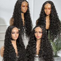Cheveux vendeurs prix vague d'eau 5x5 6x6 Hd dentelle perruque en gros lots bouclés vagues avant perruque cuticule humaine alignée 360 pleine dentelle perruques