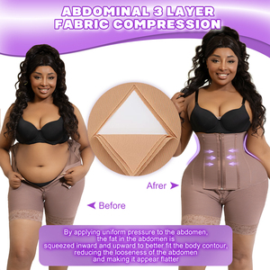 Gaine Amincissante Ventre Soutien-Gorge Post-Opératoire BBL Faja Entière Colombienne <span class=keywords><strong>pour</strong></span> Femmes, Culotte Ouverte et Effet Push-Up Fesses - Product Image 5