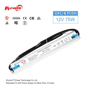 75W DALI Push Dimmable <b>LED</b> Lighting Power Supply Transformer 100-240V AC- DC 12V <b>24V</b> Constant Voltage IP67 Waterproof <b>LED</b> <b>Driver</b> - Product Image 3