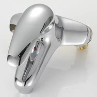 Robinet de cuisine en alliage de zinc à deux trous, à poignée unique, pour eau chaude et froide, design classique, pour hôtel