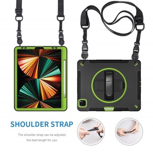 Funda Resistente con Soporte y Correa de Mano 360° para Tablet Apple iPad Pro 12.9 Pulgadas 6.ª Generación 2022 2021 2020 2018 - Product Image 5