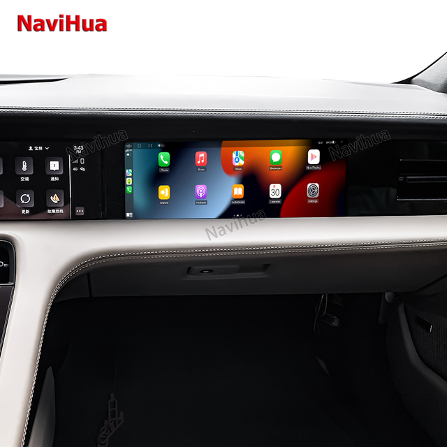 Navihua Multimedia Android Car Copilot Screen Passenger Entertainment Head Unit Monitor Carplay for Porsche Taycan 2019 2025