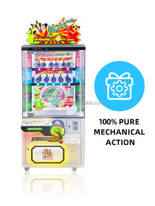 Machine d'arcade à grue miniature LEON Winning Goal, en plastique robuste, à monnayeur, interface anglaise, machine à prix à fort rendement - Product Image 2