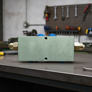 วาล์วไฮดรอลิกแบบเสียบปลั๊กแม่เหล็กไฟฟ้าสำหรับงานมืออาชีพ บล็อกแมนิโฟลด์ไฮดรอลิก - Product Image 3