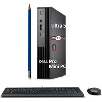 Dell Pro Micro QCM1250 AI PC (OptiPlex 7020 MFF de nouvelle génération), Ultra 5 235T (>Ultra 7 165U), Mini PC de bureau professionnel 16 Go/512 Go