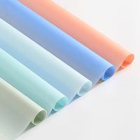 JYSM005 Emballage cadeau pour fleuriste, vente en gros, écologique, imperméable, PVC 80gsm, papier kraft vierge, 92-94 de luminosité, numérique