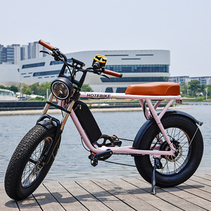 Venta caliente Super Electric Bike 73 20 "x 4,0 Rueda Bicicleta Electrica 48V 500W 750W Motor EBike 14.4Ah Batería Fat Tire Ebike - Product Image 1