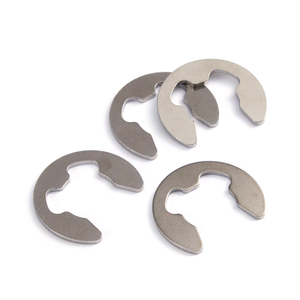 Acero inoxidable ASTM AISI ANSI 304 316 1,4301 1,4306 1,4571 <span class=keywords><strong>E</strong></span> <span class=keywords><strong>Clip</strong></span> anillo de retención para orificios para ejes DIN471 DIN472 DIN6799 - Product Image 6