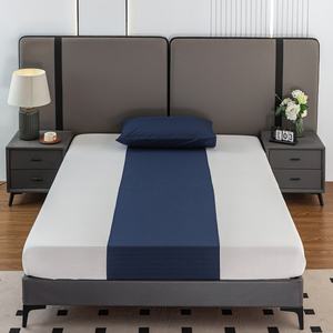 Sábana Plana Antibacteriana Personalizada para Hoteles, Cómoda, 400 Hilos, Ecológica, Duradera, para Todas las Estaciones, Gran Venta - Product Image 1