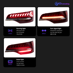 2006-2015 Audi Q7 feux arrière pleine LED Streamer tourner modifié à travers l'assemblage du cheval de course ancien à nouveau - Product Image 4