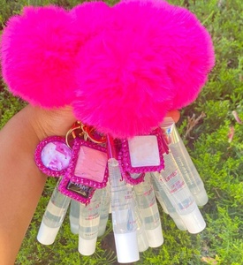 Private Label Clear Custom Kids No Logo <strong>Lipgloss</strong> Non Sticky Make Your Own Vegan <strong>Pink</strong> Key Chain Keychain Lip Gloss - Product Image 6