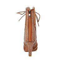 Chaussures de danse latine pour femmes avec strass, talons hauts, chaussures de performance de jazz en plein air, bottes latines en maille pour adultes
