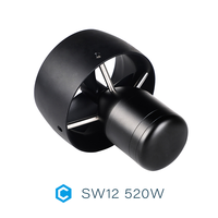 Propulseur submersible SW12 en alliage d'aluminium, étanche IP45 pour scooter aquatique