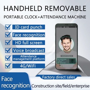 Terminal Portátil de Control de Acceso y Asistencia con Reconocimiento Facial, Verificación de Identidad con Tarjeta NFC, Compatible con WIFI 4G - Product Image 3