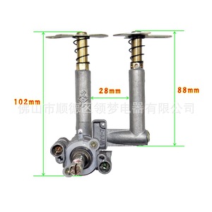 ชุดสวิตช์เตาหลิงฮุ่ย 88x102x28 มม. สแตนเลสสตีล พร้อมสกรูยึด อะไหล่เตาแก๊ส - Product Image 4