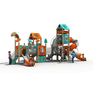 Équipement de terrain de jeu extérieur commercial avec du matériel de panneau de PE de haute qualité pour des parcs d'écoles et des centres communautaires - Product Image 2
