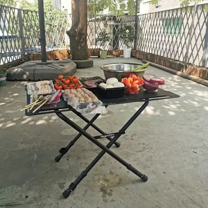 Mesa dobrável leve para acampamento ao ar livre multifuncional tático mesa de piquenique ao ar livre