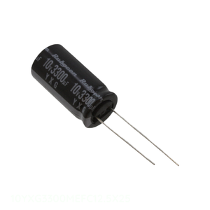 Condensateur Radial à Passage Traversant 3300uF 10V 20% 10YXG3300MEFC12.5X25 en Aluminium – Distributeur Autorisé - Product Image 1