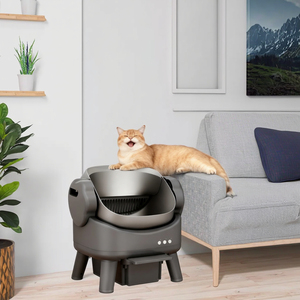 Bac à litière pour chat autonettoyant intelligent, robot de nettoyage automatique pour bac à litière, très grand avec bac de 15 L, contrôle par application pour plusieurs chats - Product Image 5