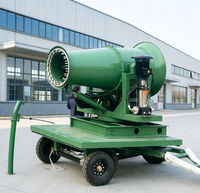 Canon à brouillard automatique 109L/min pour le contrôle de la poussière avec vent puissant pour le traitement des agrégats