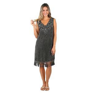 Tunique en pierre rayonne délavée, nouvelle marque de vêtements pour femmes, été - Product Image 1