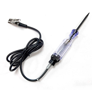 Luz <span class=keywords><strong>de</strong></span> prueba especial para mecánicos <span class=keywords><strong>de</strong></span> automóviles, 6/12/24V CC, pinza <span class=keywords><strong>de</strong></span> cocodrilo, sonda <span class=keywords><strong>de</strong></span> perforación afilada, probador <span class=keywords><strong>de</strong></span> cuerpo transparente - Product Image 2