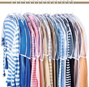 Copri <span class=keywords><strong>spalle</strong></span> in vinile trasparente protezioni per indumenti per proteggere la polvere e conservare <span class=keywords><strong>le</strong></span> borse per la copertura dei vestiti - Product Image 4