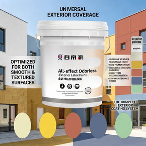 Pintura Epóxica Acrílica Mate de Alta Protección para Exteriores, Revestimiento Líquido para Piedra, Fácil de Aplicar con Brocha para Paredes, Techos y Múltiples Superficies - Product Image 1