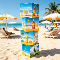 Support d'affichage en Coroplast personnalisable avec impression UV, empilable, en panneau creux PP, pour promotion en magasin de détail