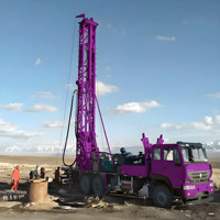Foreuse multifonctionnelle pour puits d'eau potable, machine de forage de puits montée sur camion