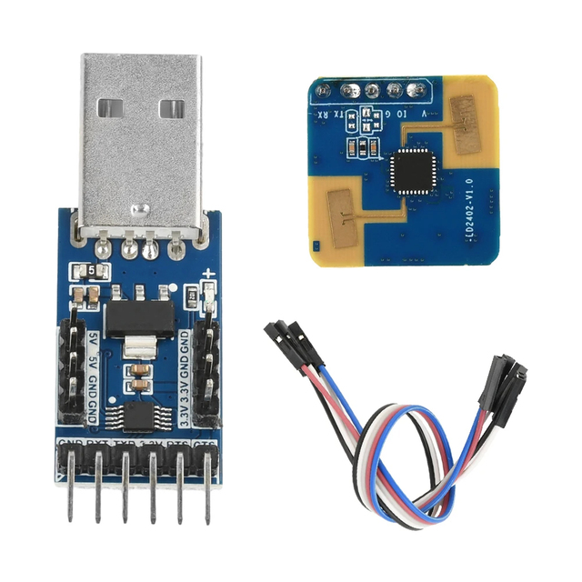 HLK-LD2402 Millimeter Wave Radar Module 24G Human Body Static Micro Motion Sensor for Home Security and Automation