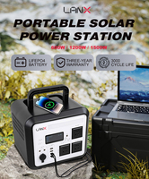 Station solaire portable OEM ODM 1500W 1200W 600W LiFePO4 512Wh/1152Wh avec panneau solaire, contrôleur MPPT extérieur et charge rapide QC3.0-PD
