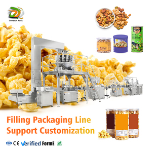Tùy chỉnh tự động Multi-Head trọng lượng điền đóng gói dòng bỏng ngô chip Nuts lon đóng gói điền dòng - Product Image 1