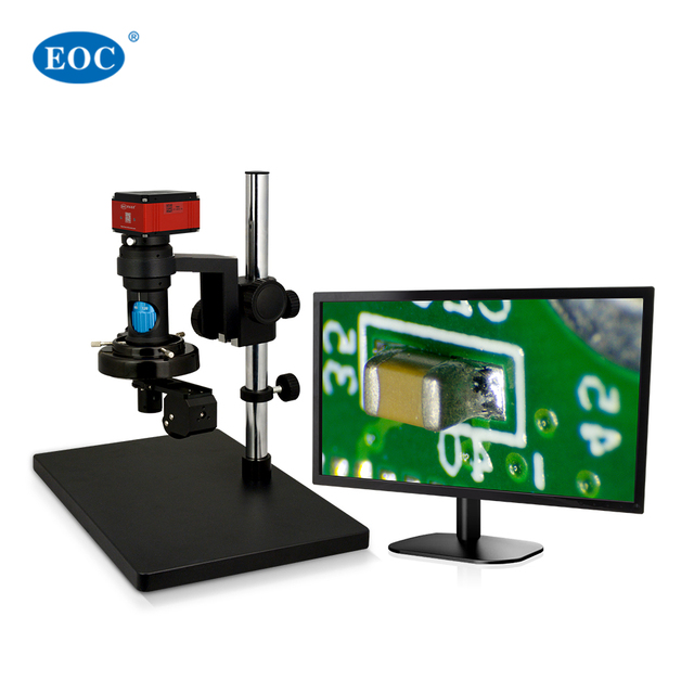 For 3D Digital Microscope 4K Resolution LED IP53 Rated Manual Focus External Display Supported Industrial Monocular Video