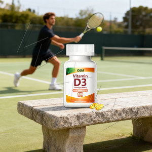 Capsules de vitamine D3 de marque privée, complément nutritionnel, favorise l'absorption du <span class=keywords><strong>calcium</strong></span>, améliore la santé osseuse, capsules molles - Product Image 6