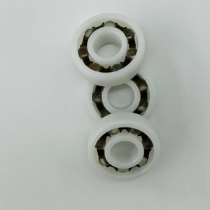 6000ไนลอนกรงแก้วบอลพลาสติก POM ร่องลึกลูกปืน<span class=keywords><strong>10x26x8</strong></span>มมความเร็วในการหมุนสูงที่มีความแข็งสูงกรงพลาสติก - Product Image 3
