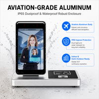 Intégration transparente, prise en charge multilingue, sécurité des données et gestion du cloud, système de gestion des visiteurs en alliage d'aluminium